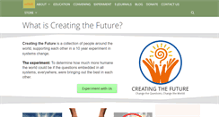 Desktop Screenshot of creatingthefuture.org